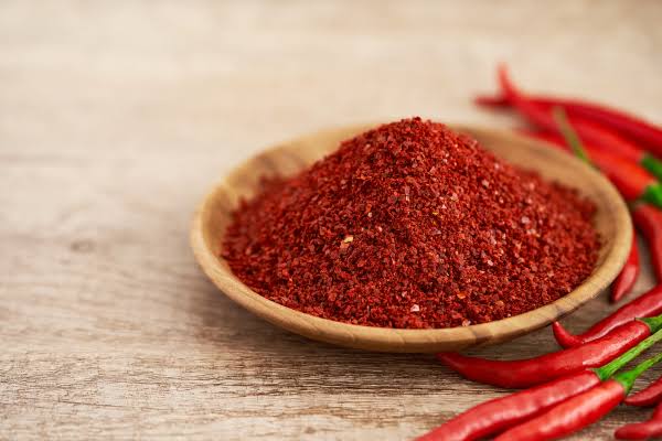 Ground hot pepper